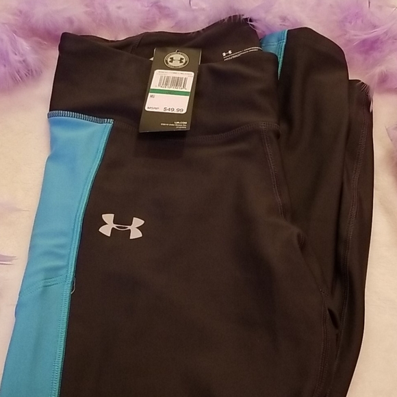 Women's Under Armour Athletic Pants Gray Large NEW - Picture 2 of 7